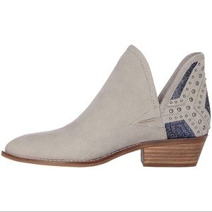 NWOT Lucky Brand Suede Ankle Boots